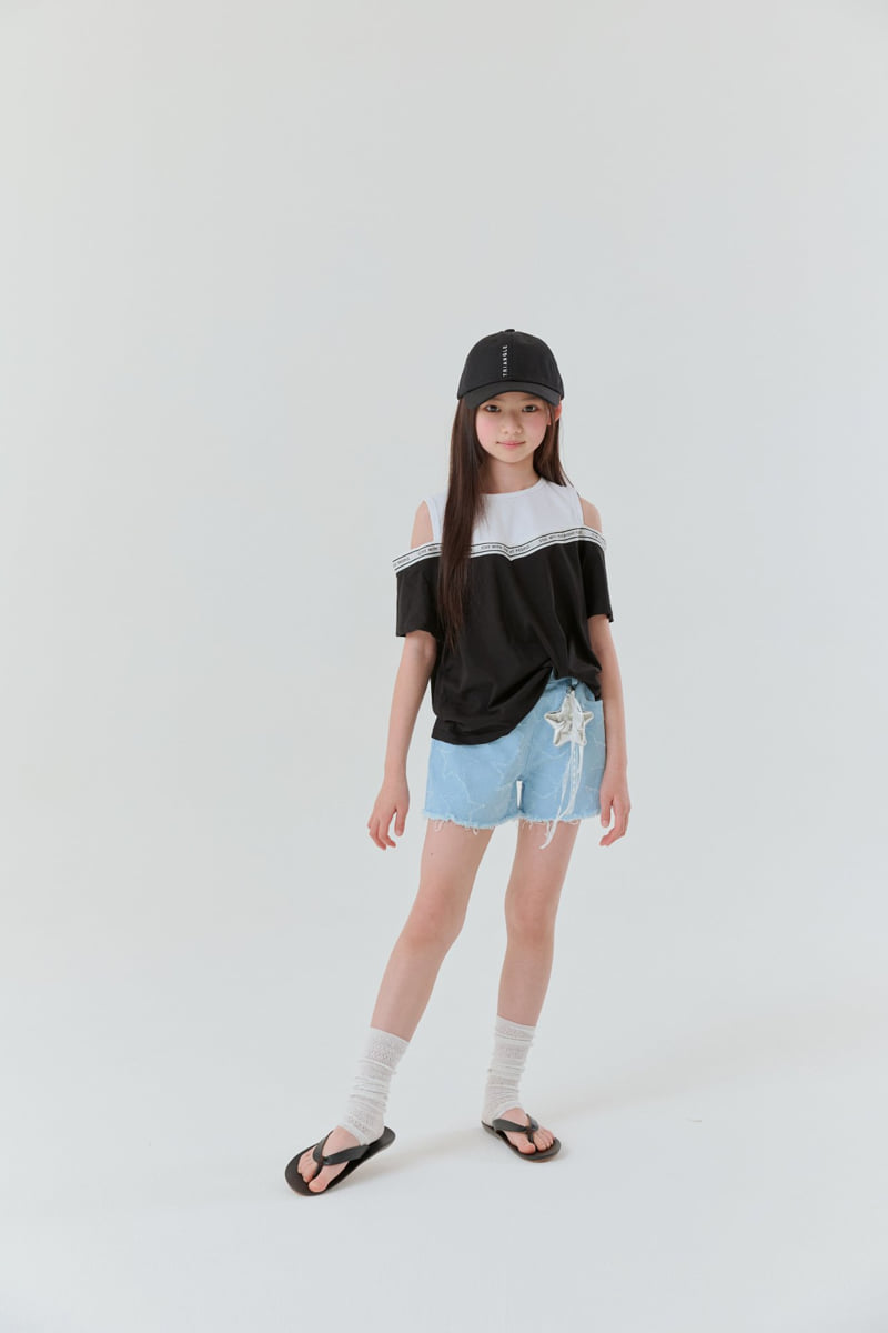 Lilas - Korean Children Fashion - #discoveringself - Choi V-Neck Tee - 11