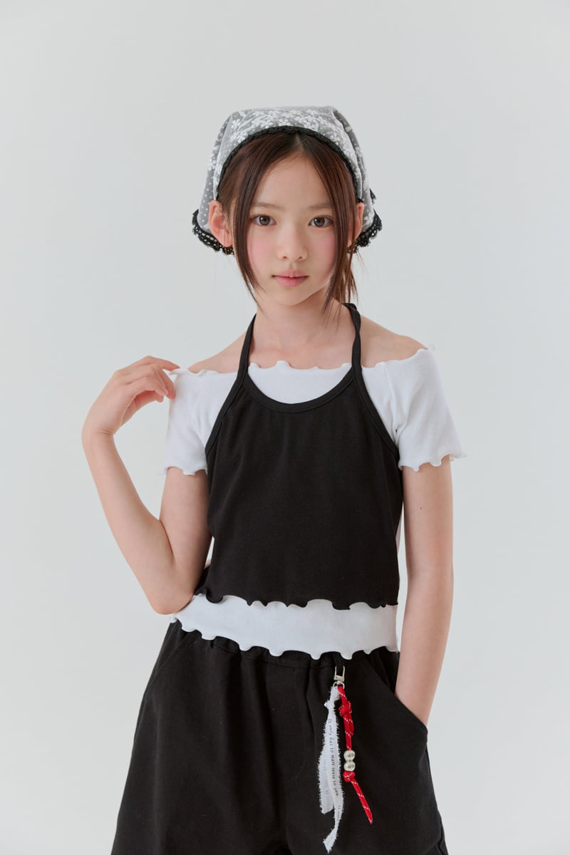 Lilas - Korean Children Fashion - #littlefashionista - Black Shorts - 5
