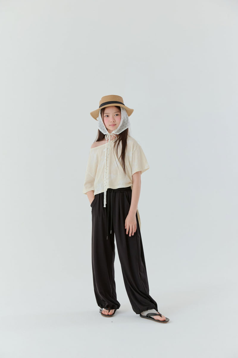 Lilas - Korean Children Fashion - #magicofchildhood - Wave Knot Tee - 10