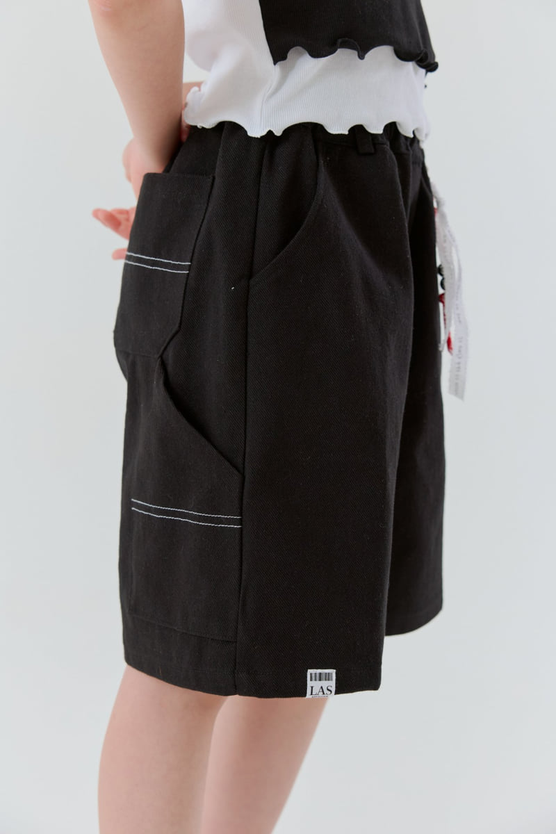 Lilas - Korean Children Fashion - #magicofchildhood - Black Shorts - 6