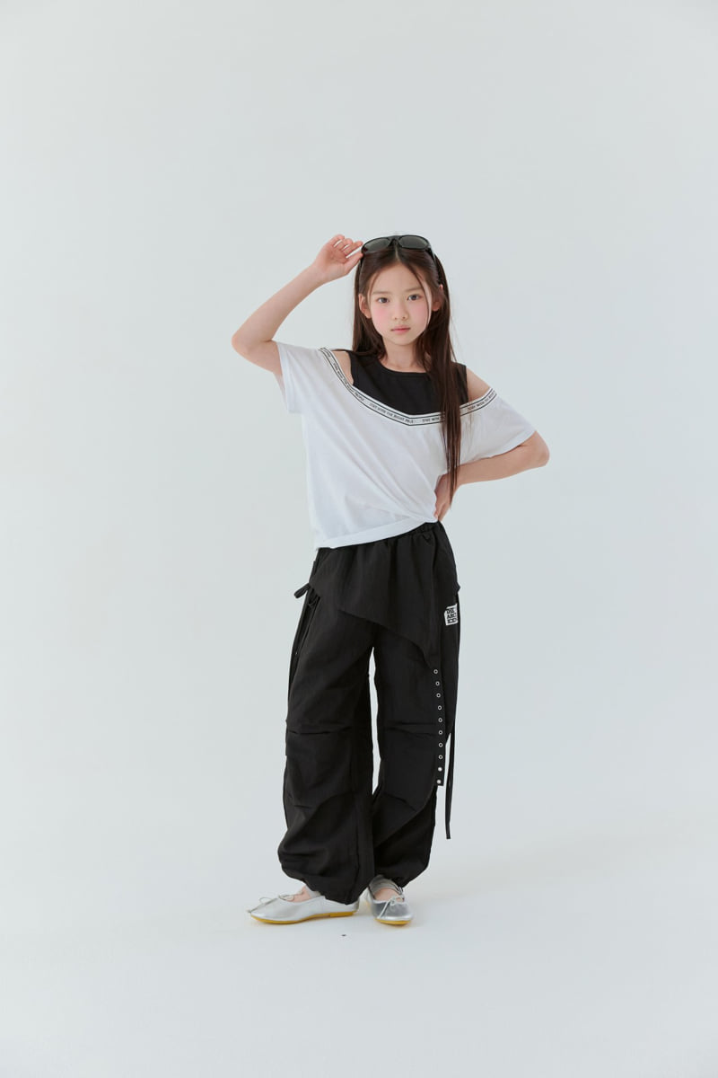 Lilas - Korean Children Fashion - #minifashionista - Choi V-Neck Tee - 3