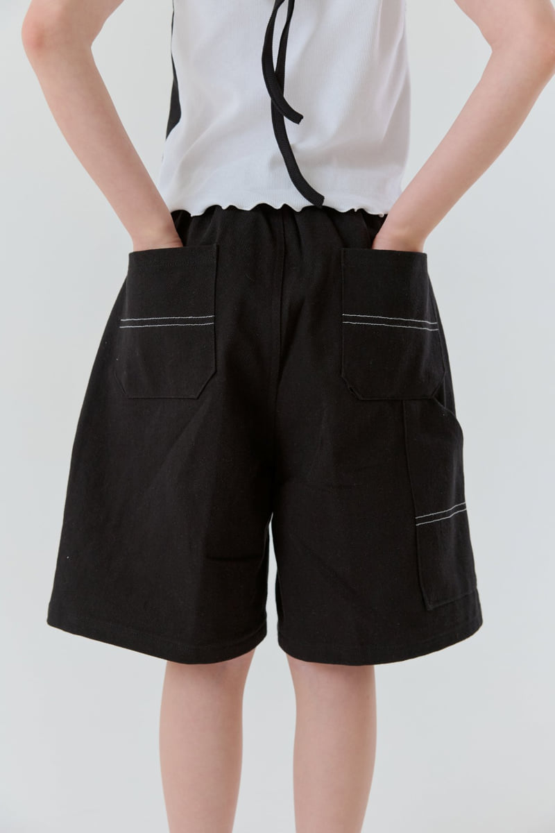 Lilas - Korean Children Fashion - #minifashionista - Black Shorts - 7