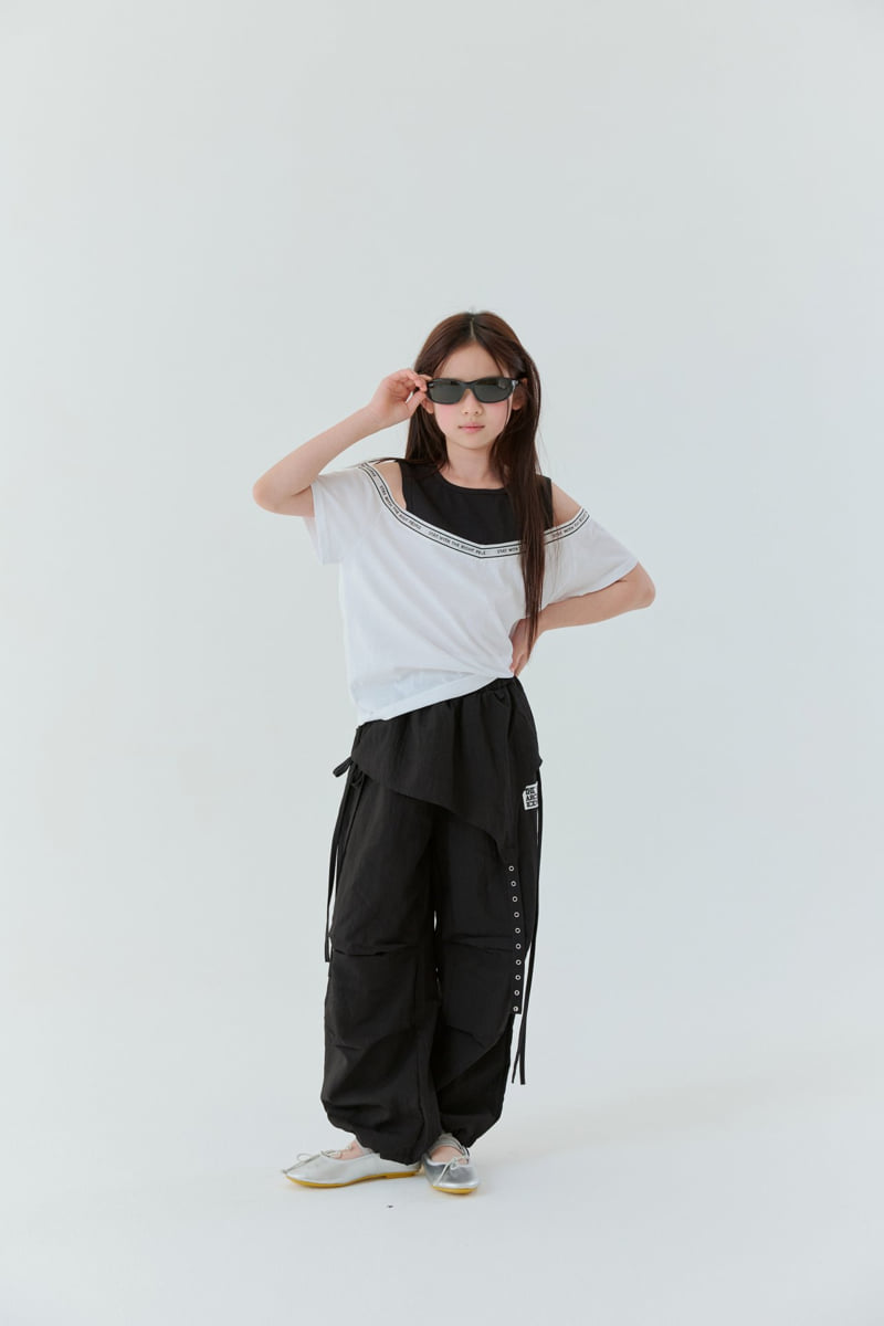 Lilas - Korean Children Fashion - #minifashionista - Choi V-Neck Tee - 4