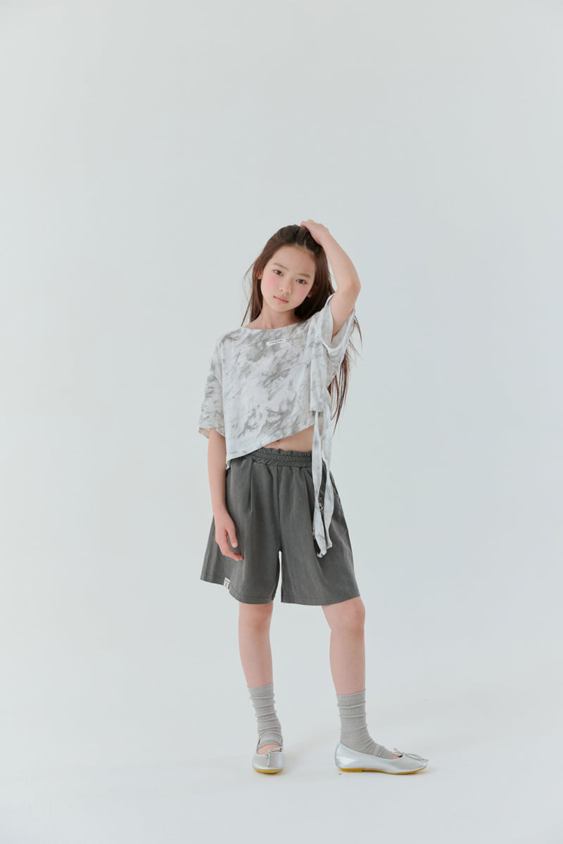 Lilas - Korean Children Fashion - #prettylittlegirls - Pigment-Dyed Shorts - 3