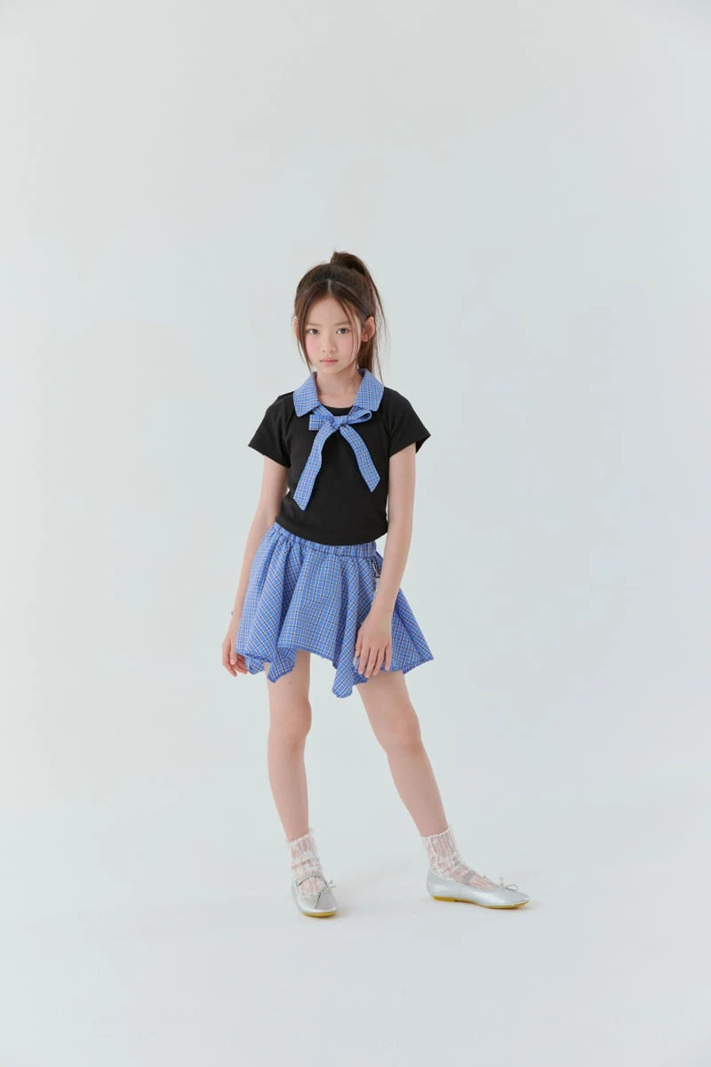 Lilas - Korean Children Fashion - #stylishchildhood - Lady Tie Tee - 10