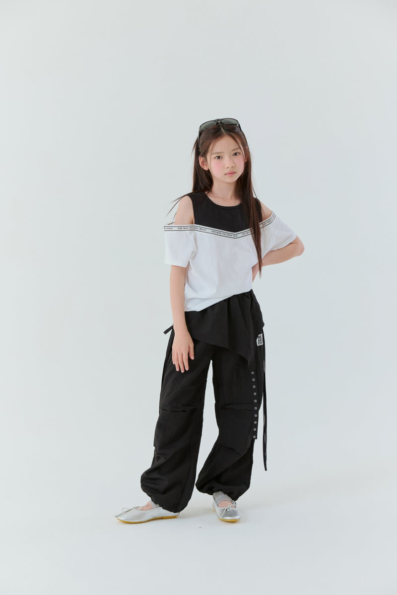 Lilas - Korean Children Fashion - #todddlerfashion - Choi V-Neck Tee - 5