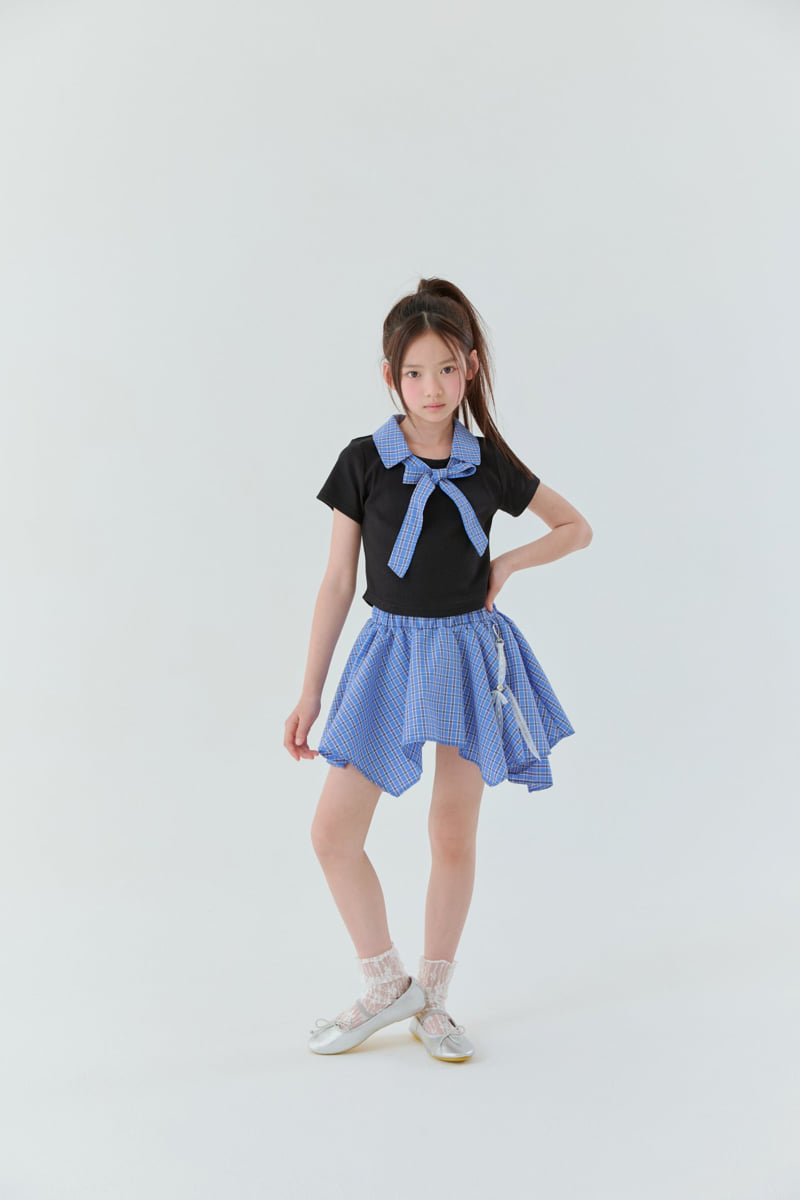 Lilas - Korean Children Fashion - #todddlerfashion - Lady Tie Tee - 8