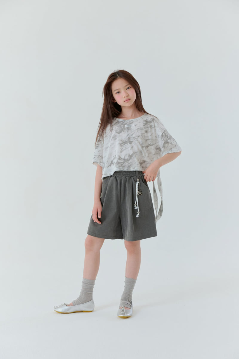 Lilas - Korean Children Fashion - #toddlerclothing - Pigment-Dyed Shorts - 5