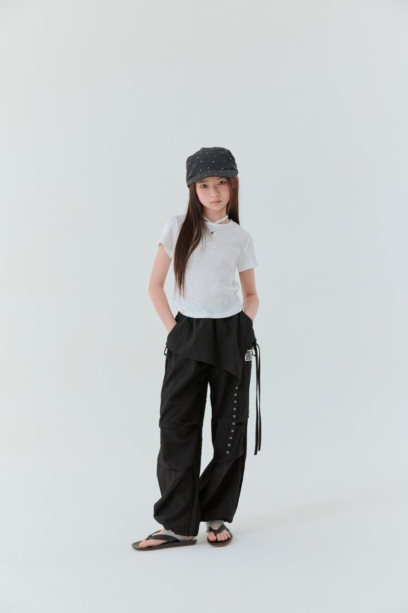 Lilas - Korean Children Fashion - #toddlerclothing - Juicy Knot Tee - 12