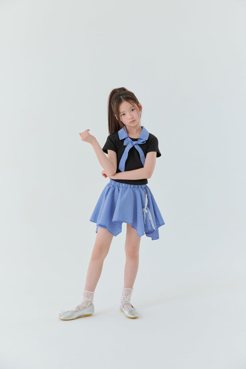 Lilas - Korean Children Fashion - #toddlerclothing - Lady Tie Tee - 9