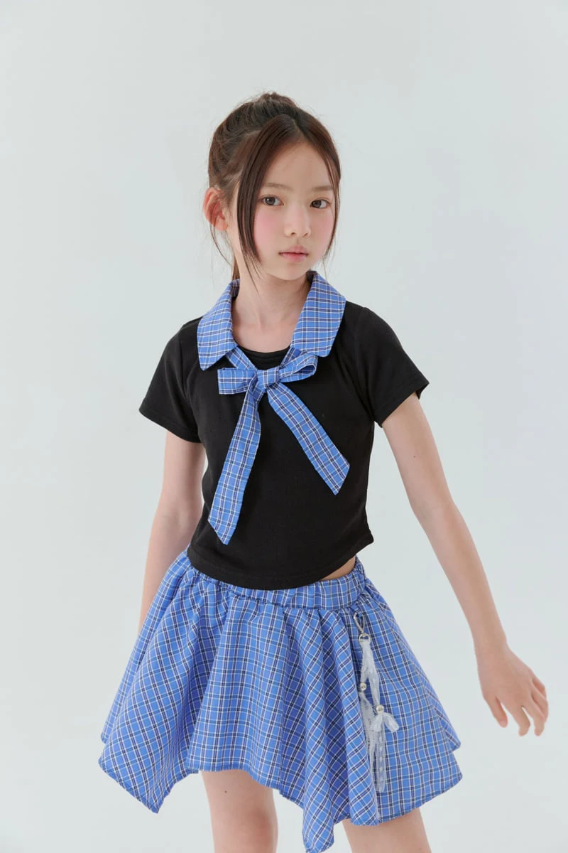 Lilas - Korean Children Fashion - #toddlerclothing - Cool Pointed Skirt - 8