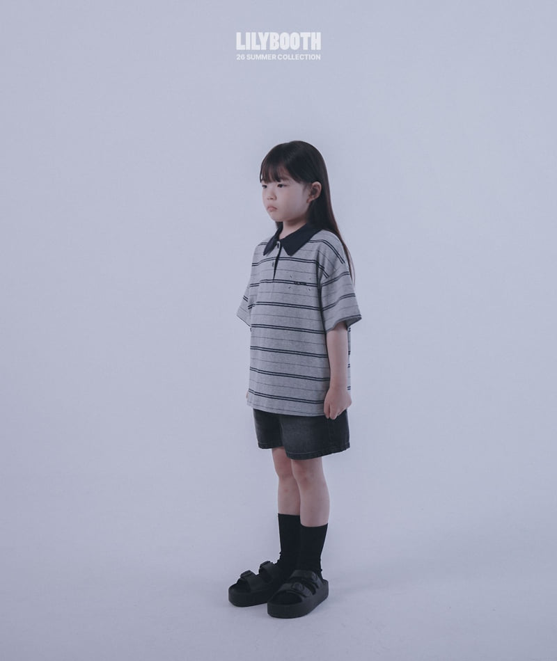 Lilybooth - Korean Children Fashion - #kidsshorts - Martin Collar Tee - 10