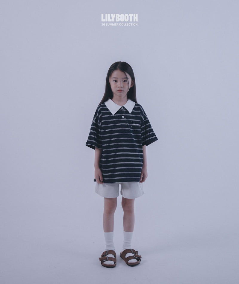 Lilybooth - Korean Children Fashion - #kidzfashiontrend - Martin Collar Tee - 12