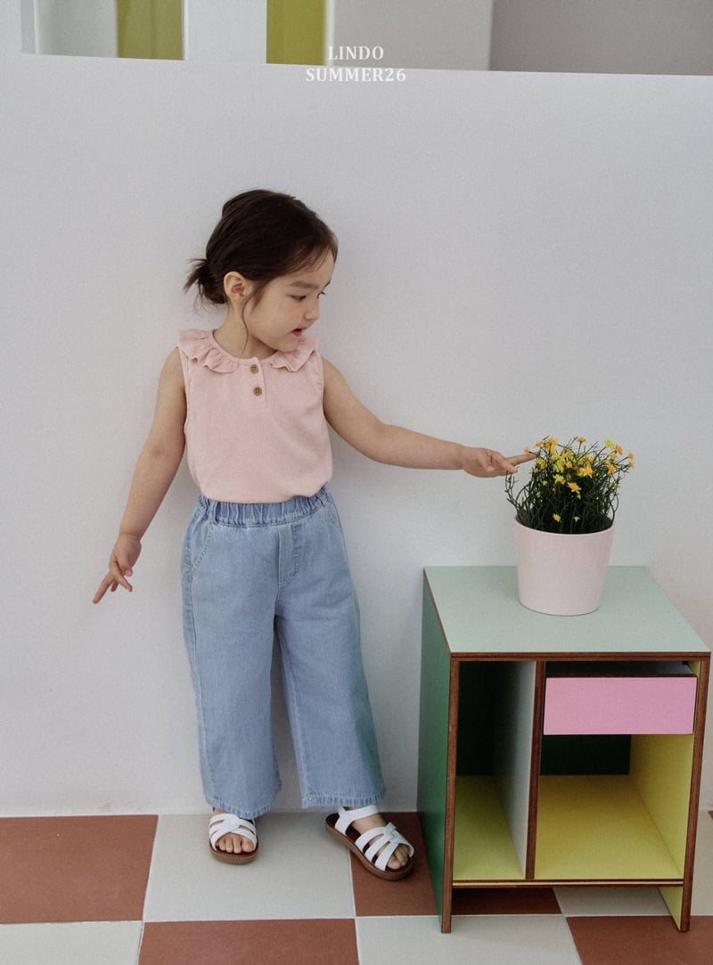 Lindo - Korean Children Fashion - #childofig - Cool Denim Pants - 6