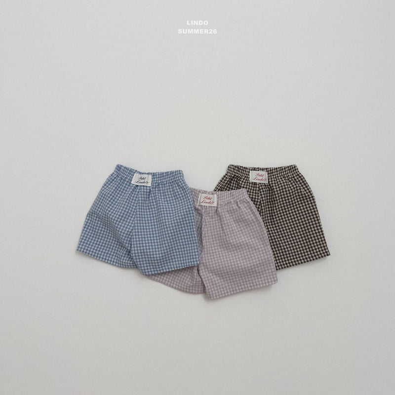 Lindo - Korean Children Fashion - #childofig - Oz Check Shorts - 5