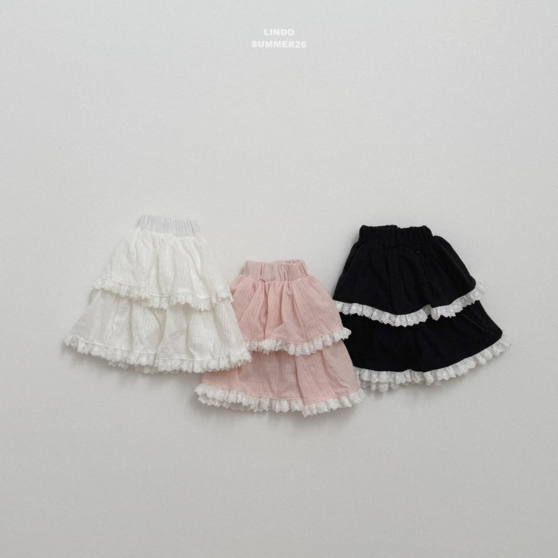 Lindo - Korean Children Fashion - #childofig - Lace Cancan Skirt