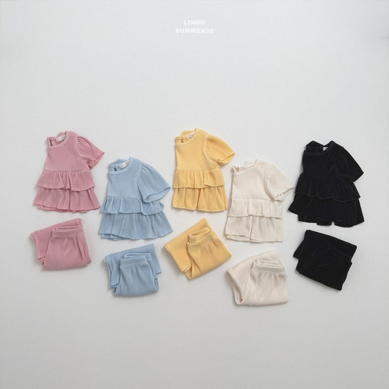 Lindo - Korean Children Fashion - #childofig - Air Frill Set