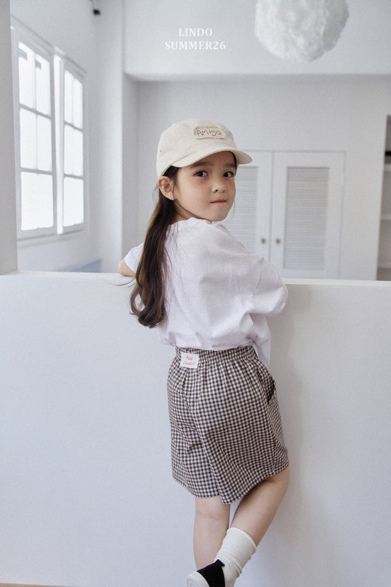 Lindo - Korean Children Fashion - #childrensboutique - Oz Check Shorts - 6