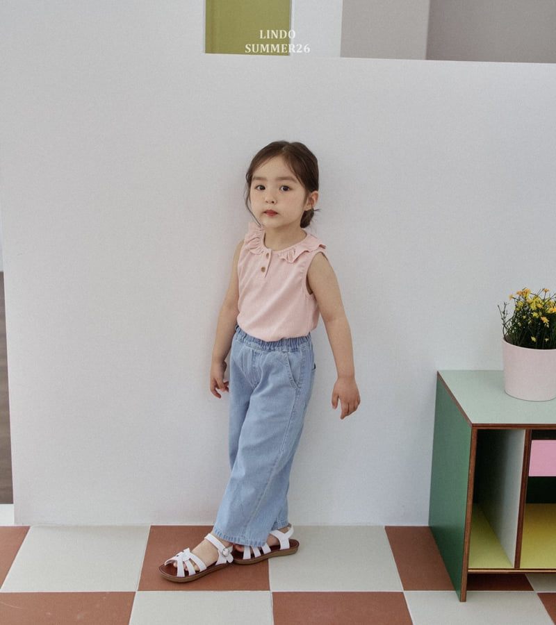 Lindo - Korean Children Fashion - #designkidswear - Bailey Sleeveless Tee - 10