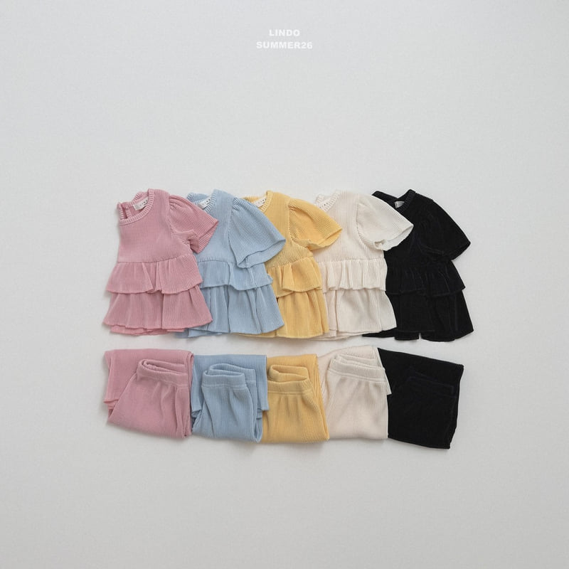 Lindo - Korean Children Fashion - #designkidswear - Air Frill Set - 3