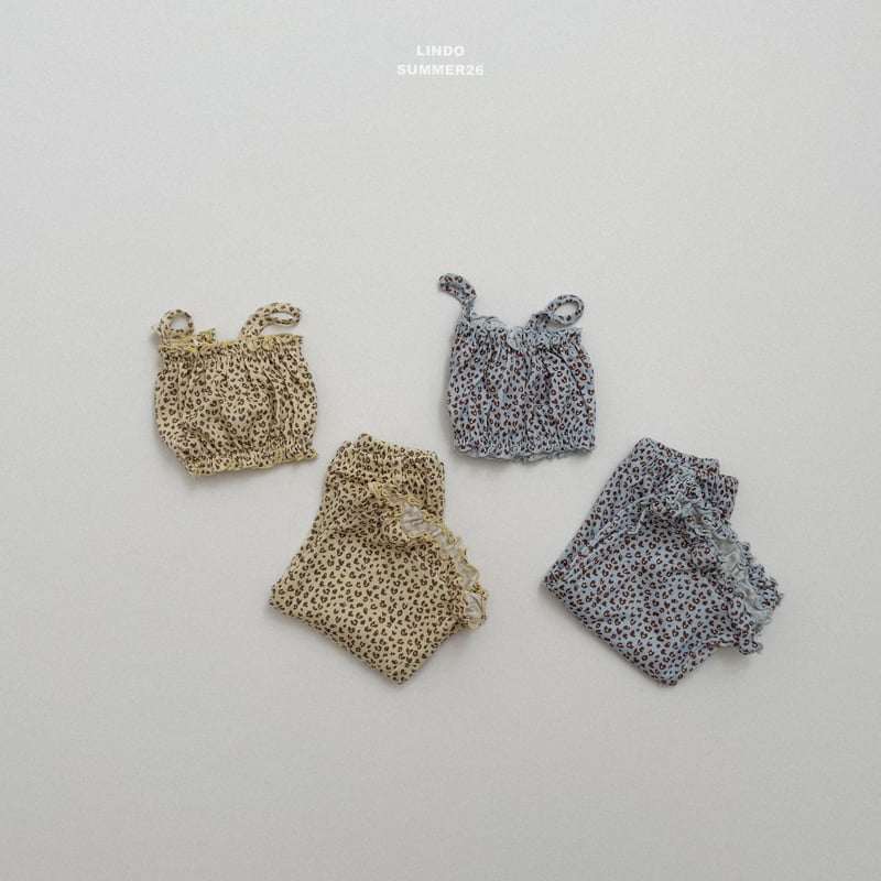 Lindo - Korean Children Fashion - #designkidswear - Leopard Top Set