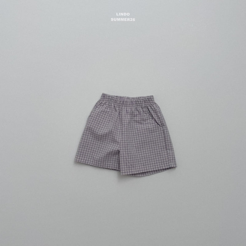 Lindo - Korean Children Fashion - #discoveringself - Oz Check Shorts - 8