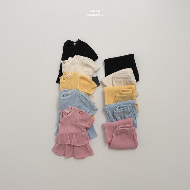 Lindo - Korean Children Fashion - #designkidswear - Air Frill Set - 4