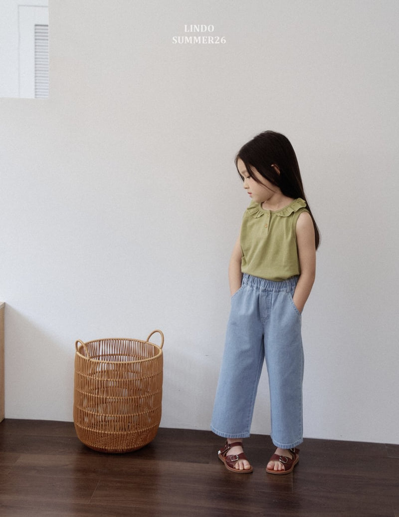 Lindo - Korean Children Fashion - #fashionkids - Cool Denim Pants - 10