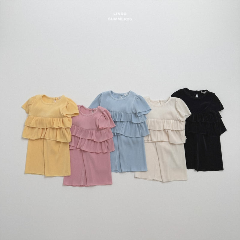 Lindo - Korean Children Fashion - #fashionkids - Air Frill Set - 5