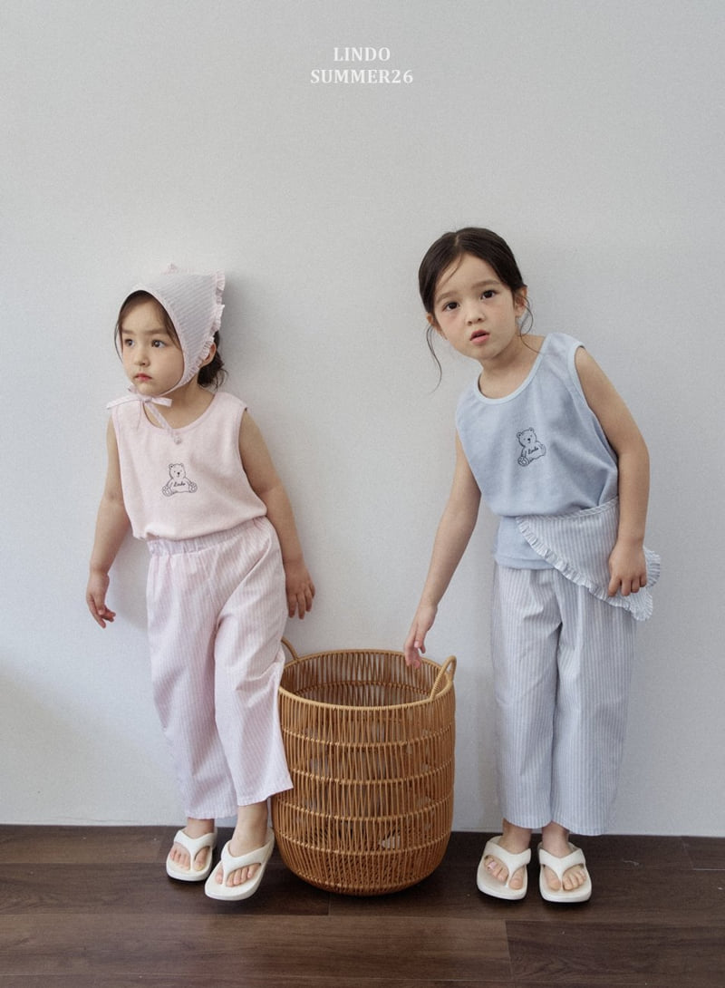 Lindo - Korean Children Fashion - #kidsshorts - Teddy Terry Sleeveless - 12