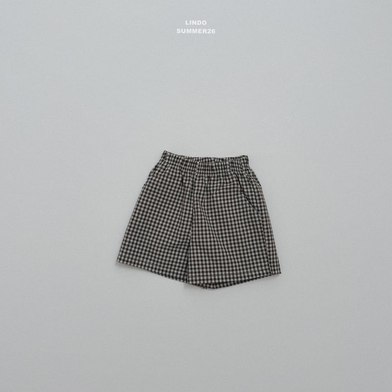 Lindo - Korean Children Fashion - #kidsshorts - Oz Check Shorts - 10