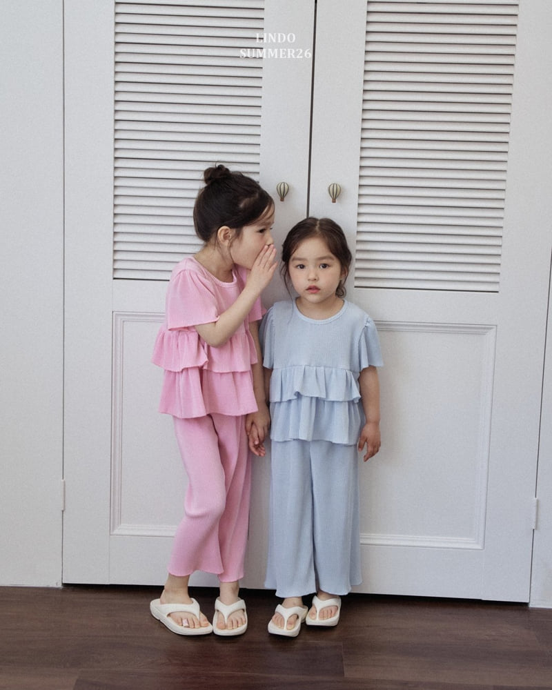 Lindo - Korean Children Fashion - #kidsshorts - Air Frill Set - 6