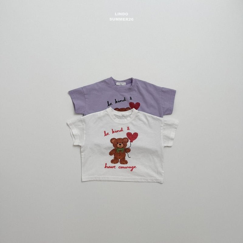 Lindo - Korean Children Fashion - #kidsshorts - Bloom Bear Tee - 3
