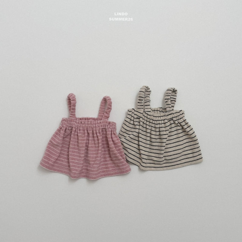 Lindo - Korean Children Fashion - #kidsshorts - Soft Terry Sleeveless Tee