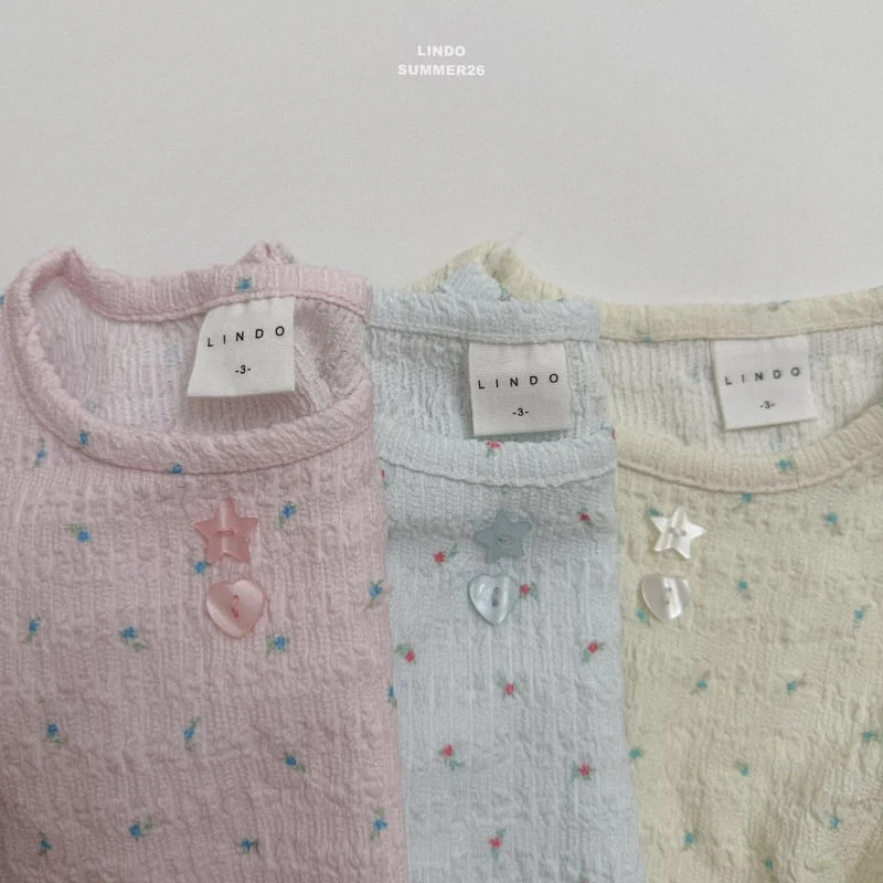 Lindo - Korean Children Fashion - #kidsshorts - Star Candy Tee - 4