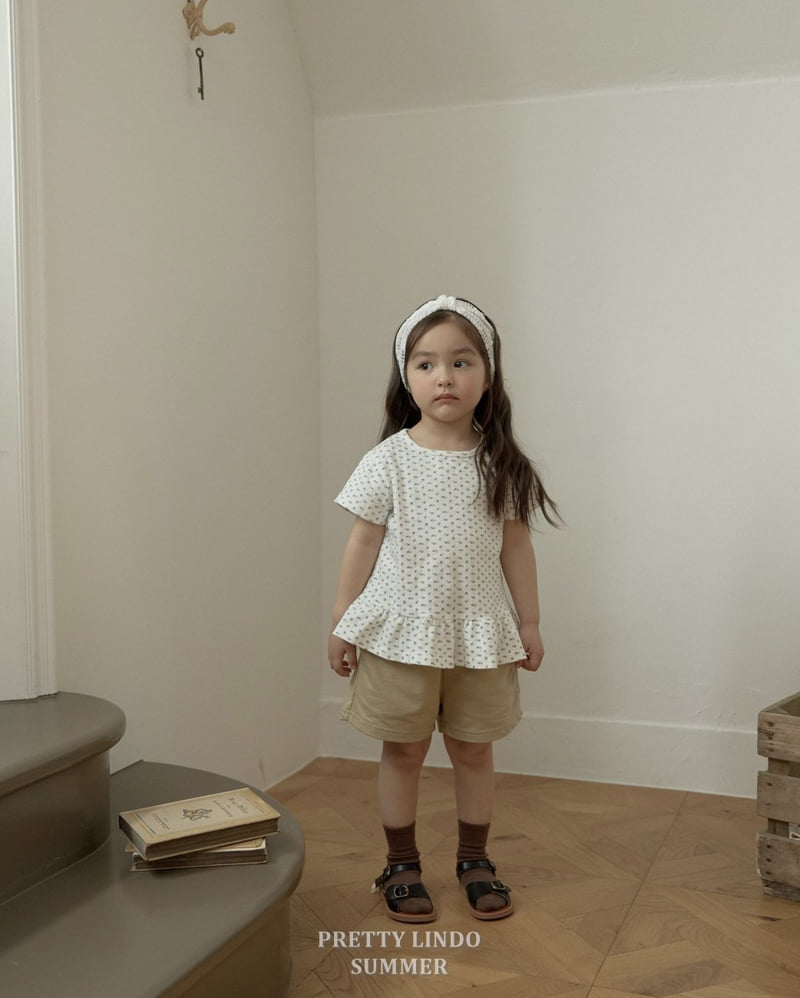 Lindo - Korean Children Fashion - #kidzfashiontrend - Flower Short Sleeve Tee - 11