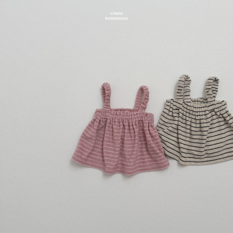 Lindo - Korean Children Fashion - #kidzfashiontrend - Soft Terry Sleeveless Tee - 3