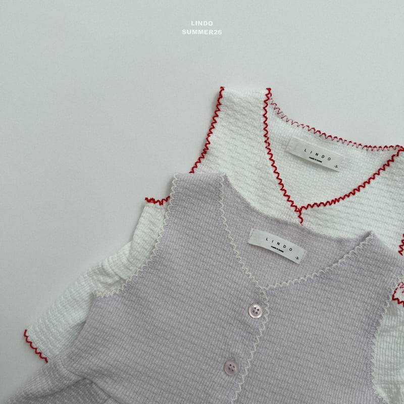 Lindo - Korean Children Fashion - #Kfashion4kids - Hey Frill Vest - 4