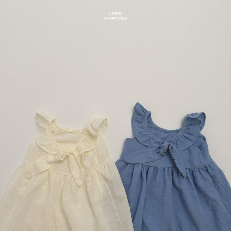 Lindo - Korean Children Fashion - #littlefashionista - V Frill One-piece - 3