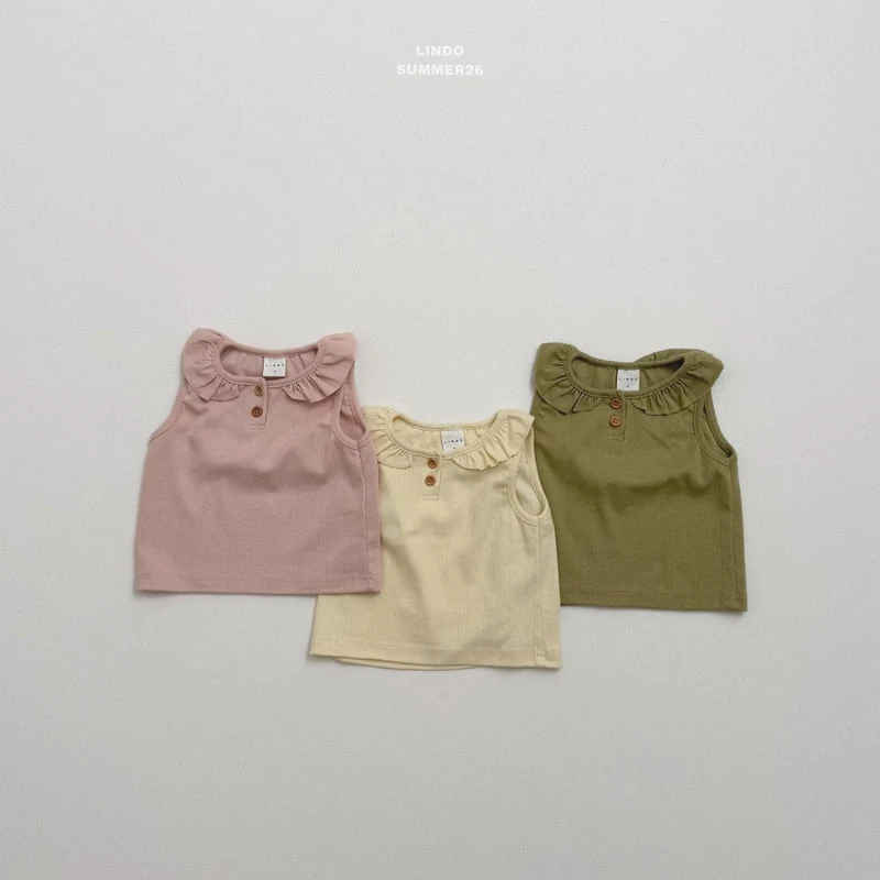 Lindo - Korean Children Fashion - #littlefashionista - Bailey Sleeveless Tee