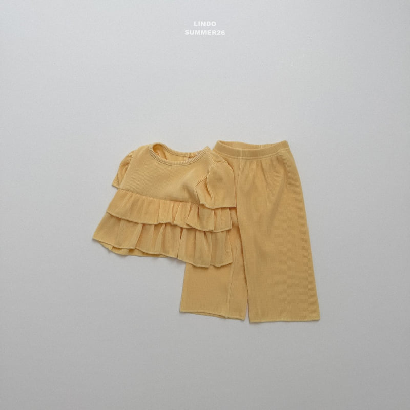 Lindo - Korean Children Fashion - #littlefashionista - Air Frill Set - 10