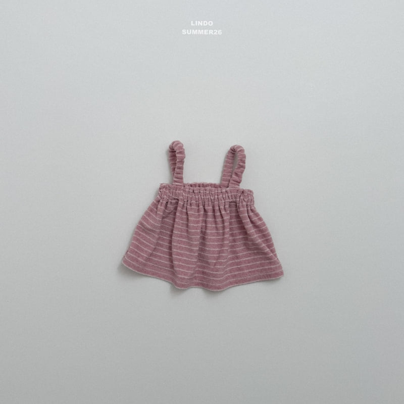 Lindo - Korean Children Fashion - #littlefashionista - Soft Terry Sleeveless Tee - 5