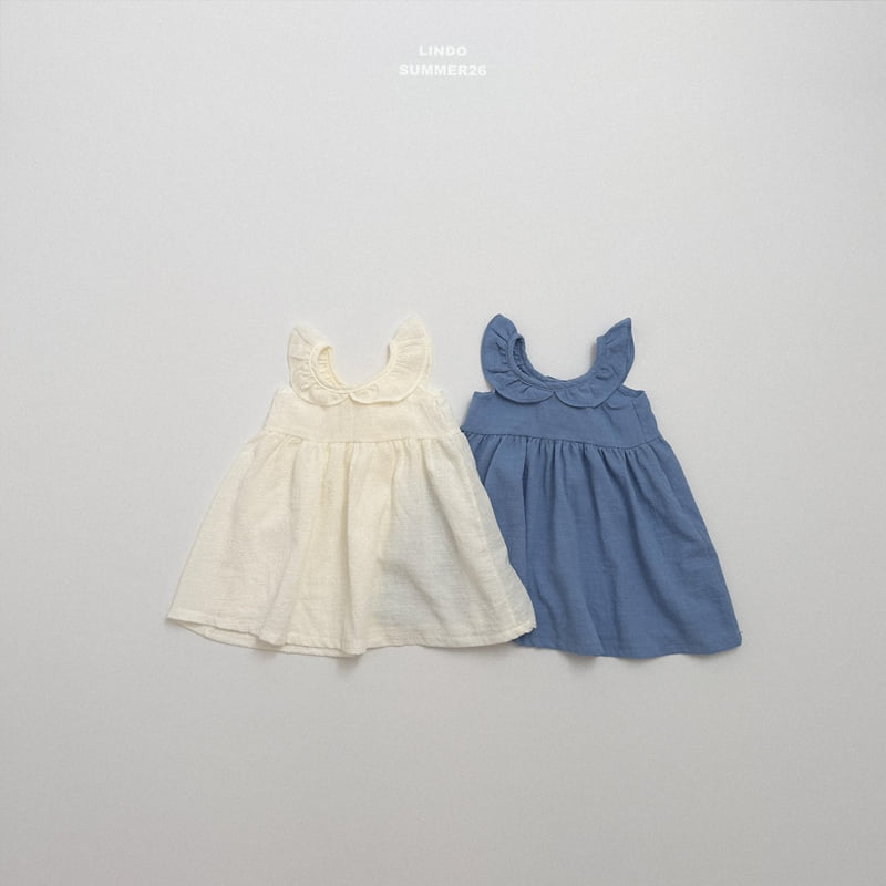 Lindo - Korean Children Fashion - #littlefashionista - V Frill One-piece - 4
