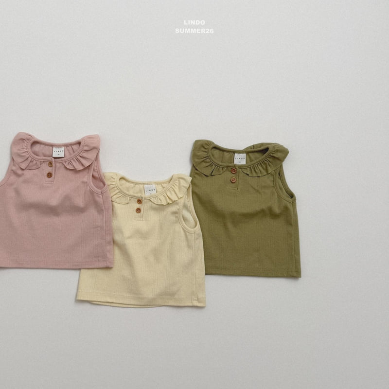 Lindo - Korean Children Fashion - #minifashionista - Bailey Sleeveless Tee - 3