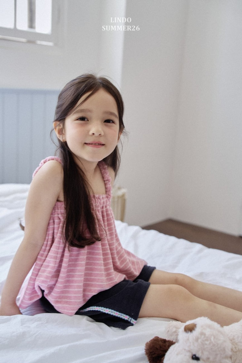Lindo - Korean Children Fashion - #minifashionista - Soft Terry Sleeveless Tee - 7