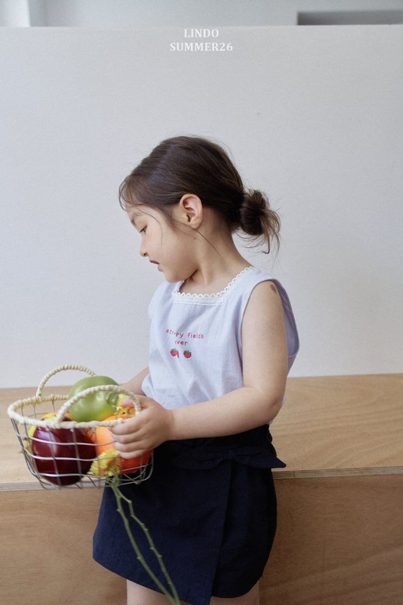 Lindo - Korean Children Fashion - #prettylittlegirls - Strawberry Blouse - 9