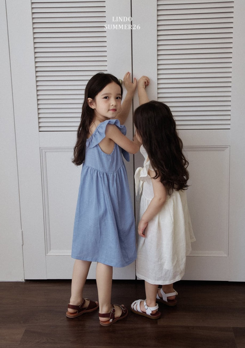 Lindo - Korean Children Fashion - #prettylittlegirls - V Frill One-piece - 6