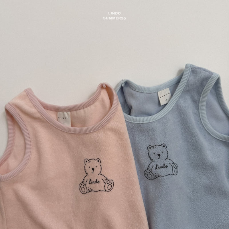 Lindo - Korean Children Fashion - #prettylittlegirls - Teddy Terry Sleeveless - 3