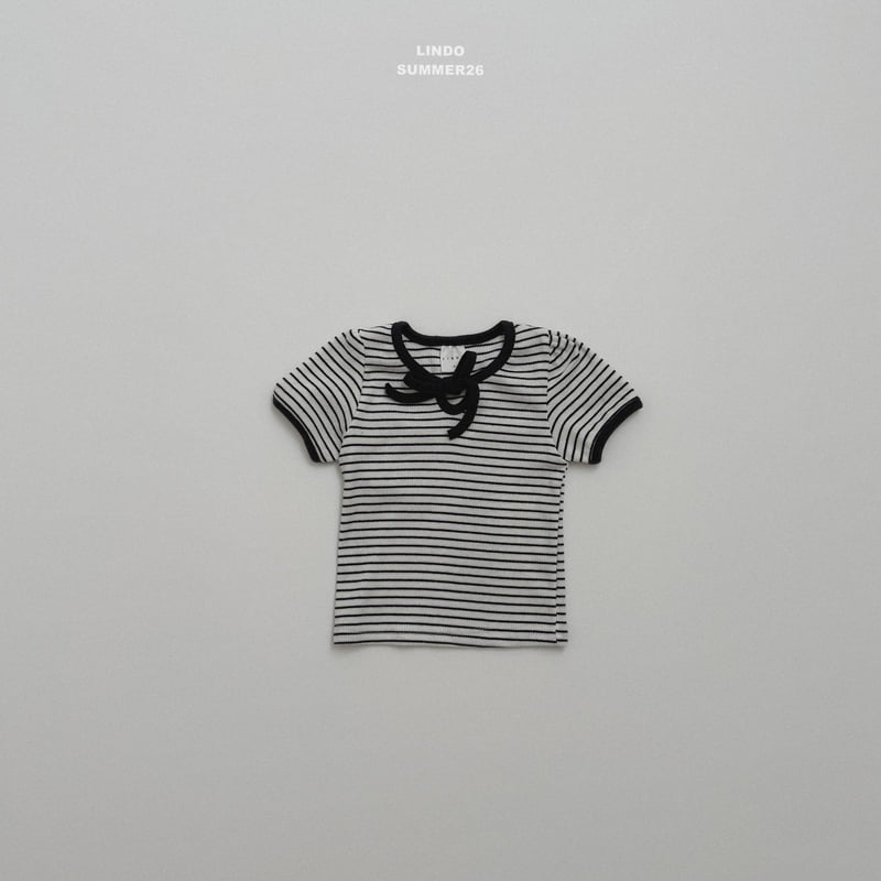 Lindo - Korean Children Fashion - #prettylittlegirls - Elise Stripe Tee - 9
