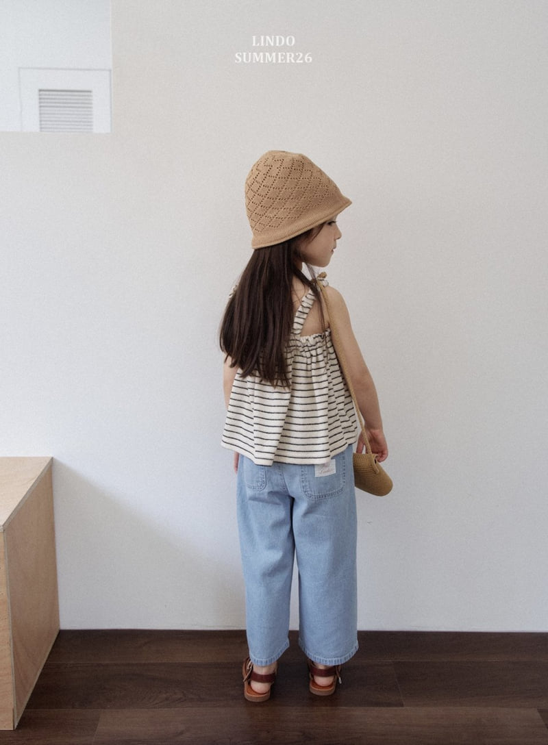 Lindo - Korean Children Fashion - #prettylittlegirls - Soft Terry Sleeveless Tee - 8
